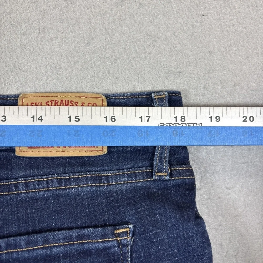 Levi‎ Strauss Signature Jeans Women's 33 Mid Rise Boot Cut Blue